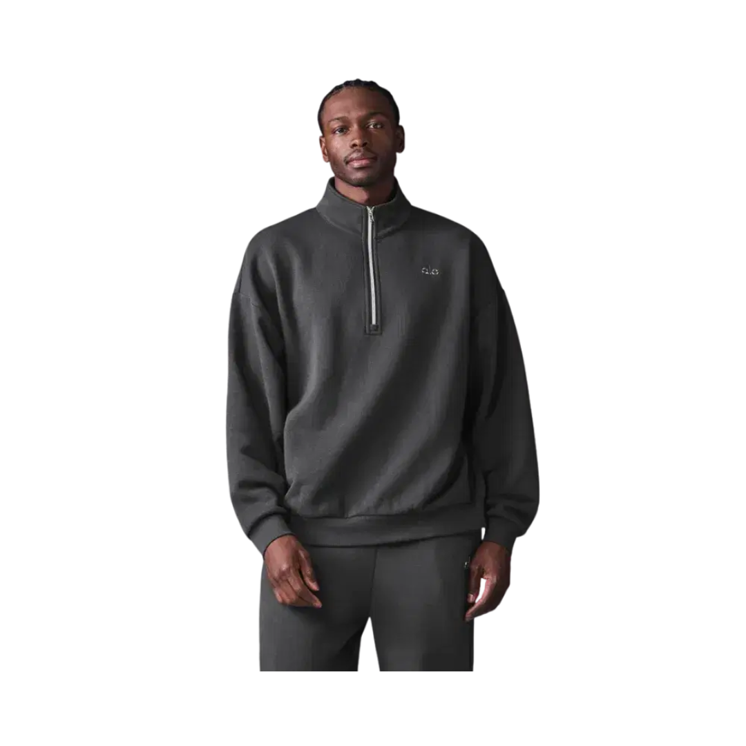 Alo Accolade 1/4 Zip Pullover Anthracite Price in India | Culture